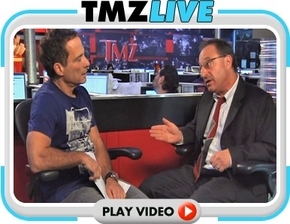 Harvey Levin of TMZ (TMZ Live) in an interview with Daniel Horowitz regarding the "Mel Gibson" lawsuit filed by Horowitz against Mel Gibson relating to his battery against his girlfriend Oksana Grigorieva. This is a link (click on the photo of Levin and Horowitz) that lasts about an hour and was aired on TMZ